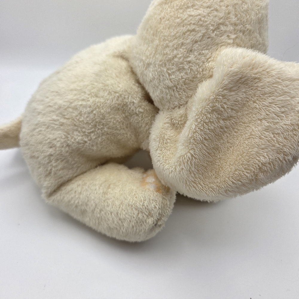 Ty Pluffies P'nut Yellow Plaid Elephant 2006 Plush Toy - Picture 6 of 10